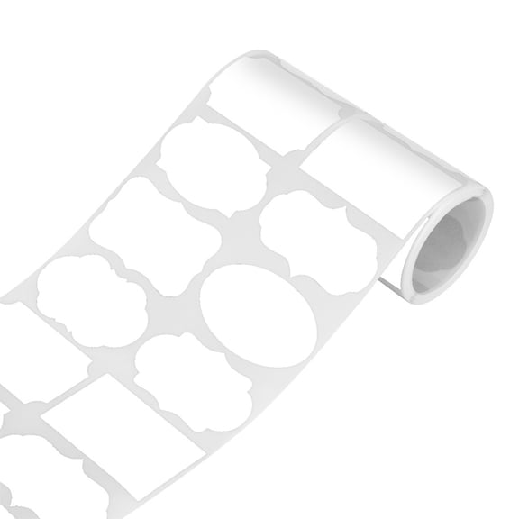 DIY Craft Labels, Durable Vinyl For Reusable Projects, 250 Pieces Of Waterproof And Tear-resistant Adhesives