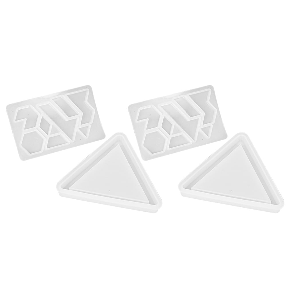 DIY Craft Making Silicone Molds Resin Jigsaw Puzzle Casting Molds Kids