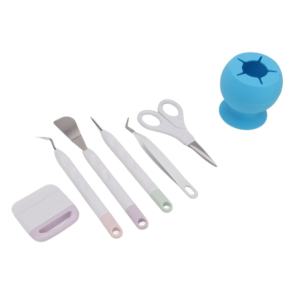 DIY Craft Tools Easy Operation Crafting Tools with Silicone Storage Box for Paper Cutting Engraving Scrapbook