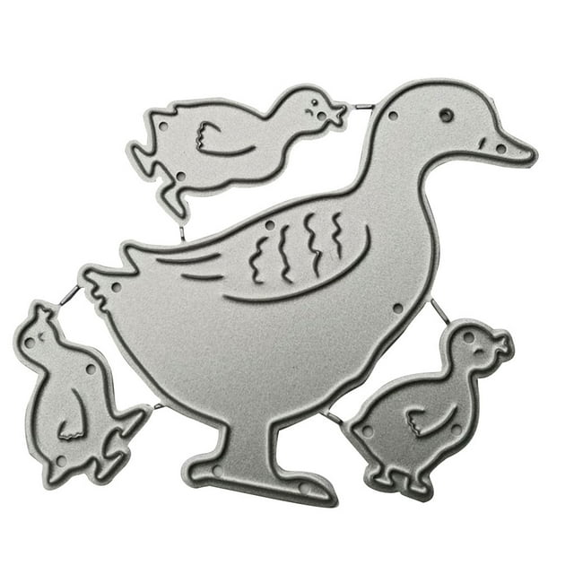 DIY Crafts Duck Knife Mold Card Making Embossing Stencil for Album