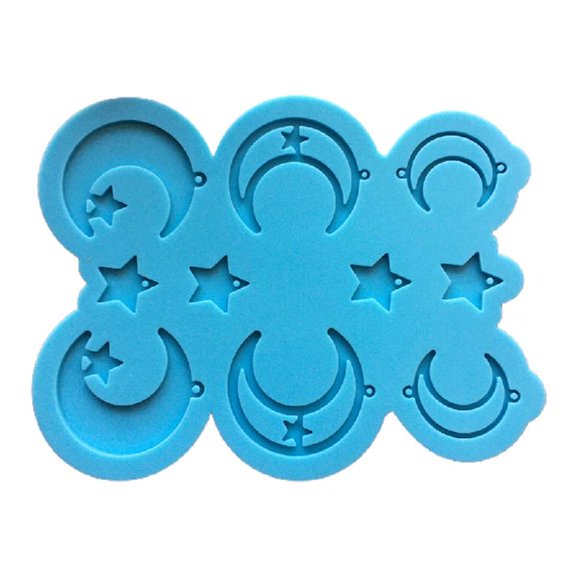 DIY Crafts Ear Studs Casting Mold Eardrops Dangler UV Crystal Resin Epoxy Mold