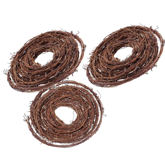 DIY Crafts Natural Grapevine Twig Vines - 3 Pcs Grapevine Garland - GIXUSIL 15 Feet Vines Garland Wreaths for Wedding House Holiday Door Vase Wall Decor