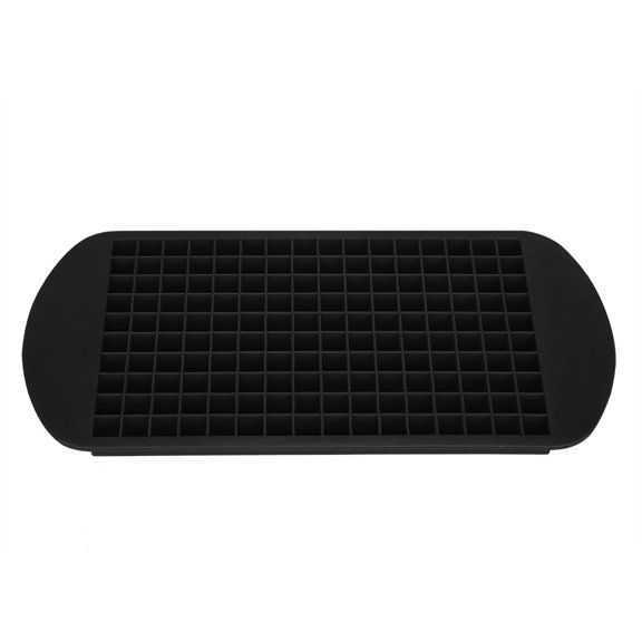 DIY Creative 160-Slot Food-Grade Silicone Ice Cube Cake   in Black