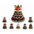 thumbnail image 1 of DIY Crochet Christmas Tree Kit, Animal Christmas Tree Crochet Craft Kit, Complete Handmade Holiday Decoration Set, Great For Indoor Tabletop Seasonal Display And Xmas Home Styling(Fox), 1 of 9