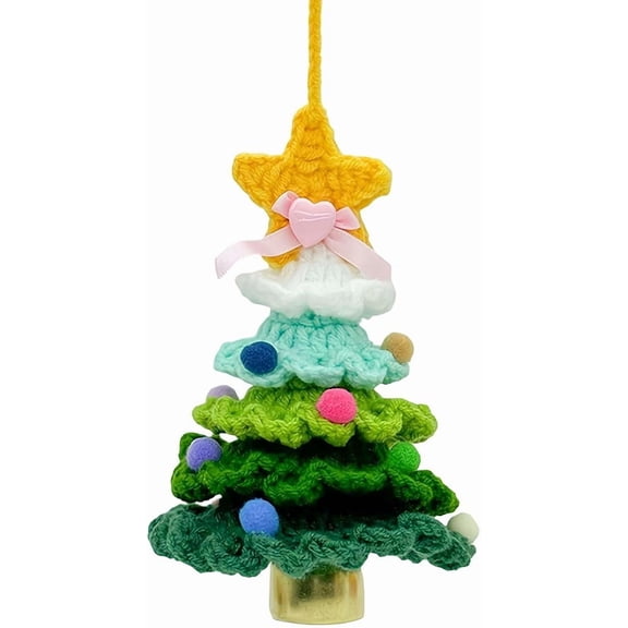 DIY Crochet Christmas Tree Kit,Handmade Holiday Decoration Set,Christmas Tree Crochet Kit for Beginners,Gift for Crafts Lovers