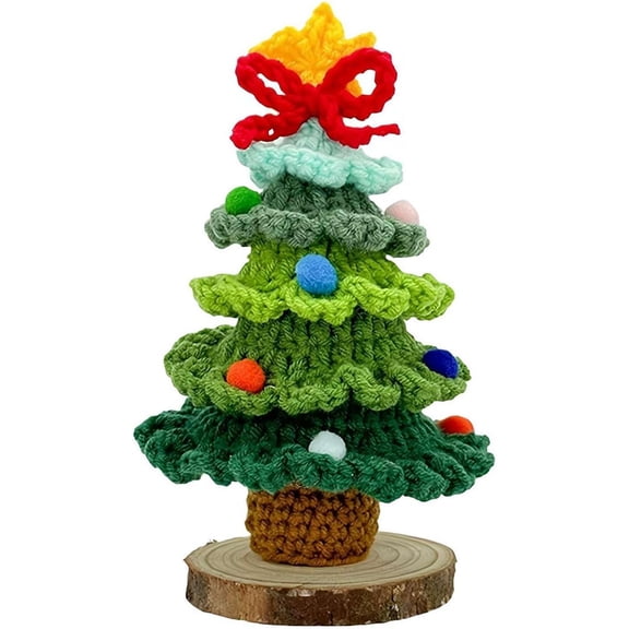 DIY Crochet Christmas Tree Kit,Handmade Holiday Decoration Set,Christmas Tree Crochet Kit for Beginners,Gift for Crafts Lovers