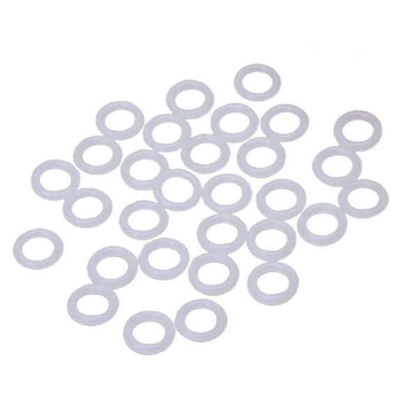DIY Crochet Ring 30pcs/set Plastic Circle Hook Crafts Making Accessories for Outdoor Traveling Handmade Crafts Supplies