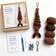 thumbnail image 1 of DIY Crochet Spiral Bat Suncatcher Complete Kit, Halloween Crochet Craft Set with Yarn, Hook, Needle and Step-by-Step Instructions, 1 of 6