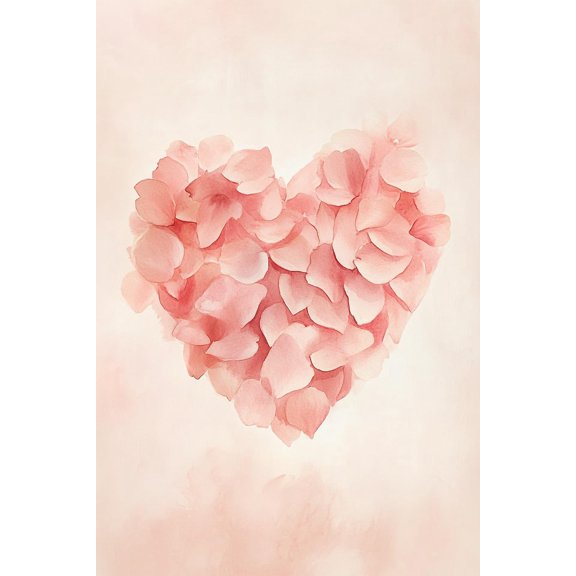 DIY Cross Stitch Kit Heart Shape 11CT Embroidery Kit with Pattern Stamped Count by Numbers Craft Kit 40x50cm-2
