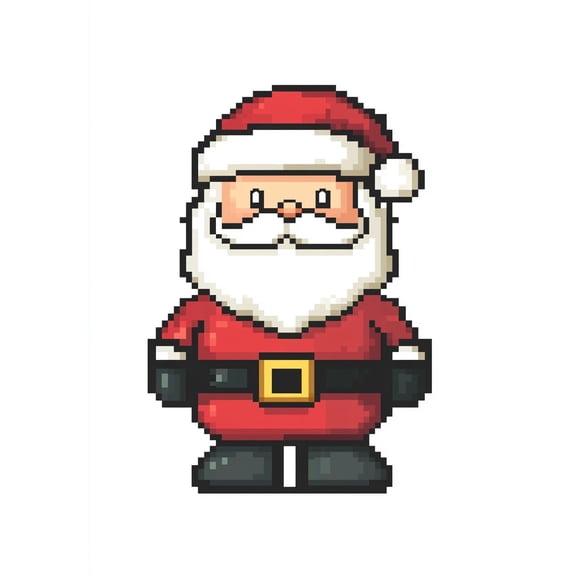 DIY Cross Stitch Kit Simple Santa Claus 11CT Embroidery Kit with Pattern Stamped Count by Numbers Craft Kit 40x50cm-3