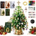 thumbnail image 1 of DIY Crystal Bead Christmas Tree Kit, Handmade Holiday Craft Set with Sparkling Beads, Tabletop Xmas Decoration for Adults Home Party, 1 of 6