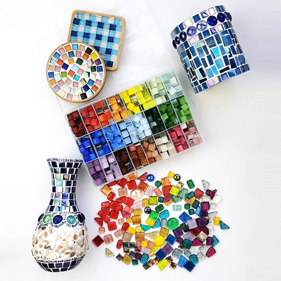 DIY Crystal Glass Sticker Kit, Ki*ds Craft Art Activity Set, Safe Handmade Crystal Sticker Materials, Educational Parent Child Craft Kit for Preschool Classroom Party Projects