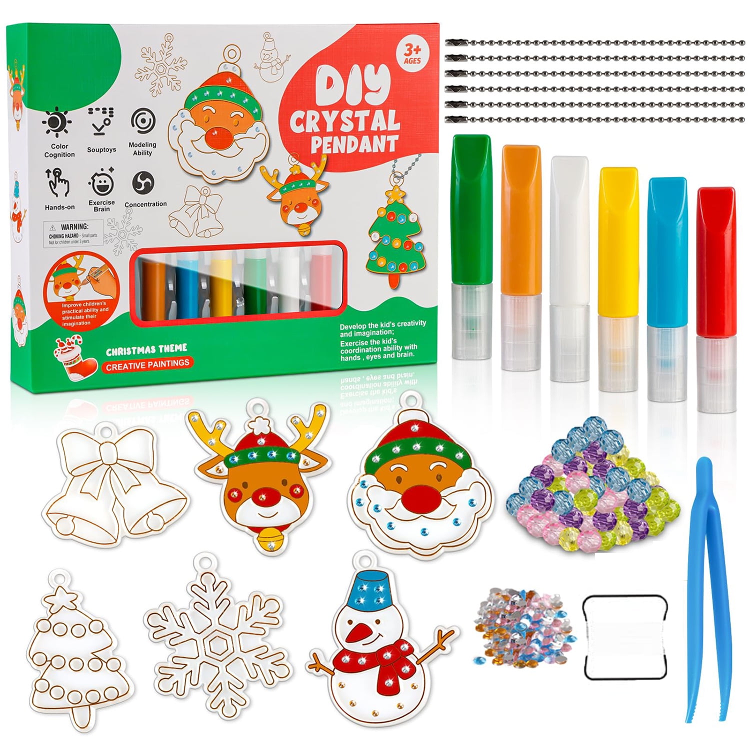 DIY Crystal Paint Arts and Crafts Set, Crystal Painting Kit, DIY Window