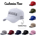 thumbnail image 1 of DIY Custom Printed Baseball Cap with Name Personalized Birthday Mother's Day Hat, 1 of 8