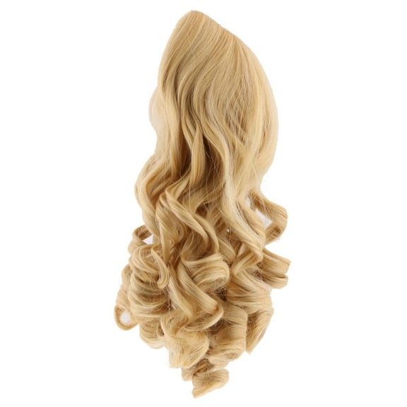 DIY Custom Replacement Hair - Fancy Curly Style, Doll DIY Making Supplies Accessories , Gold