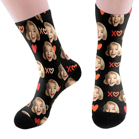 DIY Custom Socks With Picture Funny Print Photo Socks Customized Novelty Sock For Men Women
