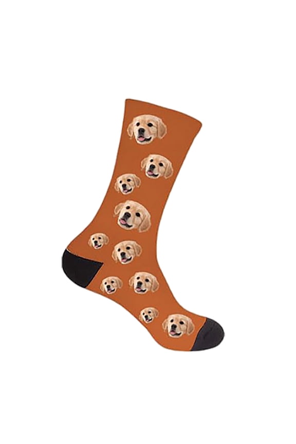 DIY Custom Socks with Photo Print Funny Novelty Socks for Men and Women Personalized Gift Idea with Picture Design for Holidays