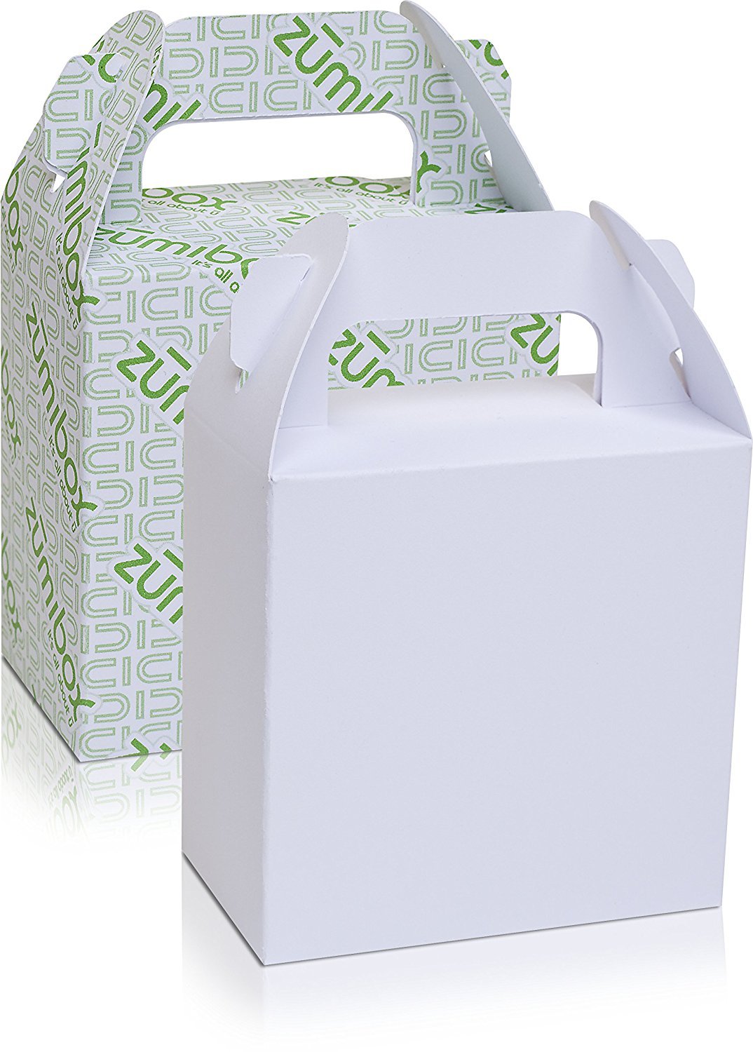 DIY Customizable Matte White Gable Gift Bag Box Favor Box - image 1 of 4