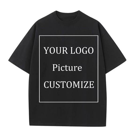 DIY Customize Cotton T-shirts Women Men Fashion Casual Streetwear Short Sleeve