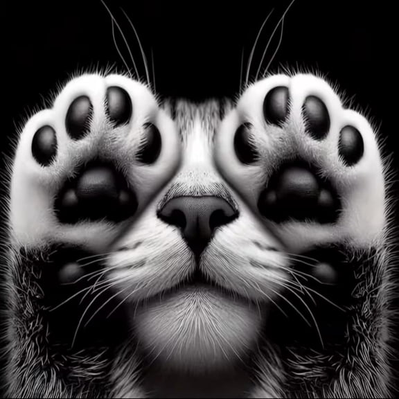 DIY Cute Cat Diamond Painting Kits, 5D Diamond Art for Beginners Adults, Round Full Drill Diamond dot Art Kits, Cute Animal Gem Art for Adults Home Wall Decor 11.8x11.8in
