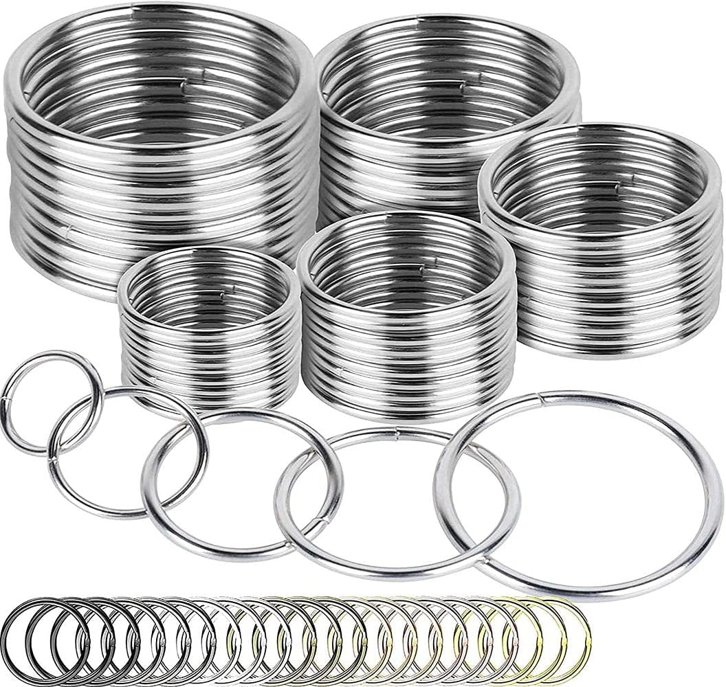 Welded O Ring, 50 X 3mm Strapping Round Rings Stainless Steel 4pcs