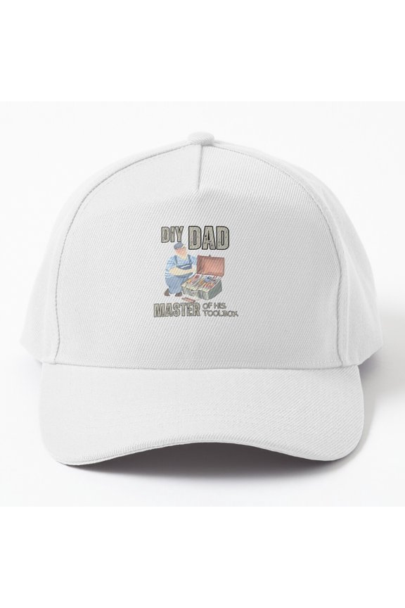 DIY Dad Toolbox Master Baseball Cap, Handyman Father Skill Statement Design, Classic Hat