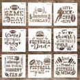 thumbnail image 1 of DIY Decorative Reusable Home Letter Stencil Template for DIY Crafts Scrabooking Painting on Cake, Wood,Canvas,Floor,Wall,Tile ( 5.9 x 5.9 Inch), Set of 9, 1 of 2