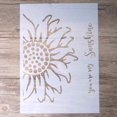 thumbnail image 1 of DIY Decorative Sunflower Stencil Template for Painting on Walls Furniture Crafts (A4 Size), 1 of 4