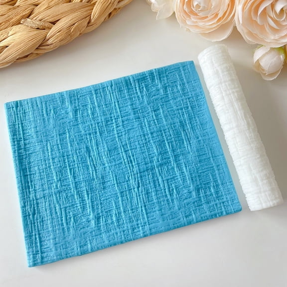 DIY Denim Texture Polymer Clay Roller - Embossing Tool for Unique Craft Projects