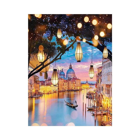 DIY Diamond Art Kits for Adults, 12x16 Inch, Creative Art Craft Kit for Home Wall Decor