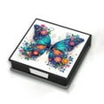 thumbnail image 1 of DIY Diamond Art Painting Creative Design Leather Message Paper Storage Note Box (Includes 160 Notes)-Butterfly-3, 1 of 8