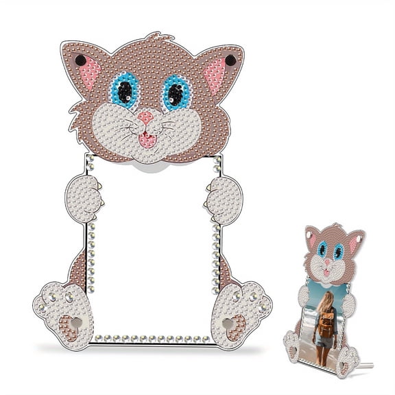 DIY Diamond Painting Frame Kit Mouse Rhinestone Frame Crafting Perfectly Suited for Home Decor, Desk Ornaments, and Gifts