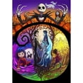 thumbnail image 1 of DIY Diamond Painting Jack and Sally Halloween Full Round Drill Kits Nightmare Before Christmas Cross Stitch Mosaic Art for Adults Relax & Home Wall Decor Festival Gift, 1 of 7