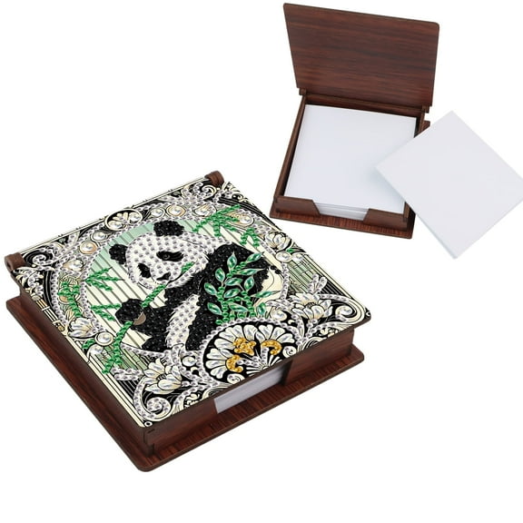 DIY Diamond Painting Kit Notepad Holder Unique Panda Themed Diamond Style The Perfect Gift Choice for Craft Enthusiasts