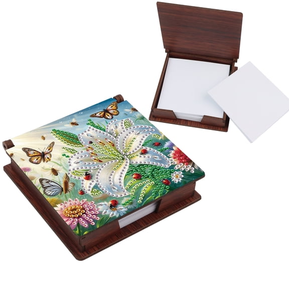 DIY Diamond Painting Kit with Memo Box Tulip Special Diamond Unique Style Essential for Craft Enthusiasts Perfect Gift Choice