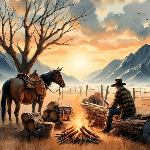 DIY Diamond Painting Kits for Adults Majestic Warhorse and Men's Design 5D Diamond Art Kits, Full Drill Diamond Painting Kits, Gem Arts and Crafts for Beginner Home Wall Decor