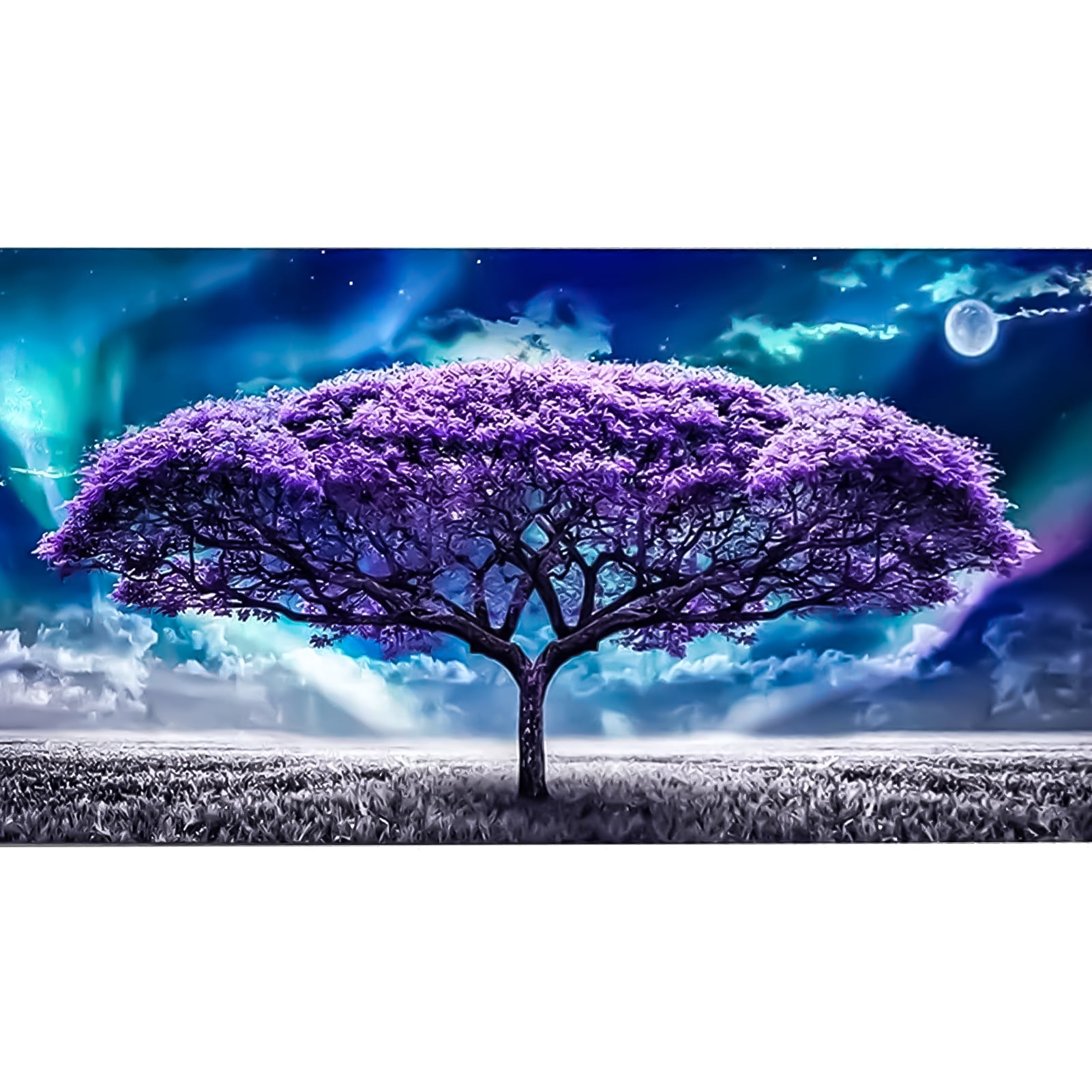 DIY Diamond Painting Kits Clearance, Large Purple Tree Diamond Art Kits