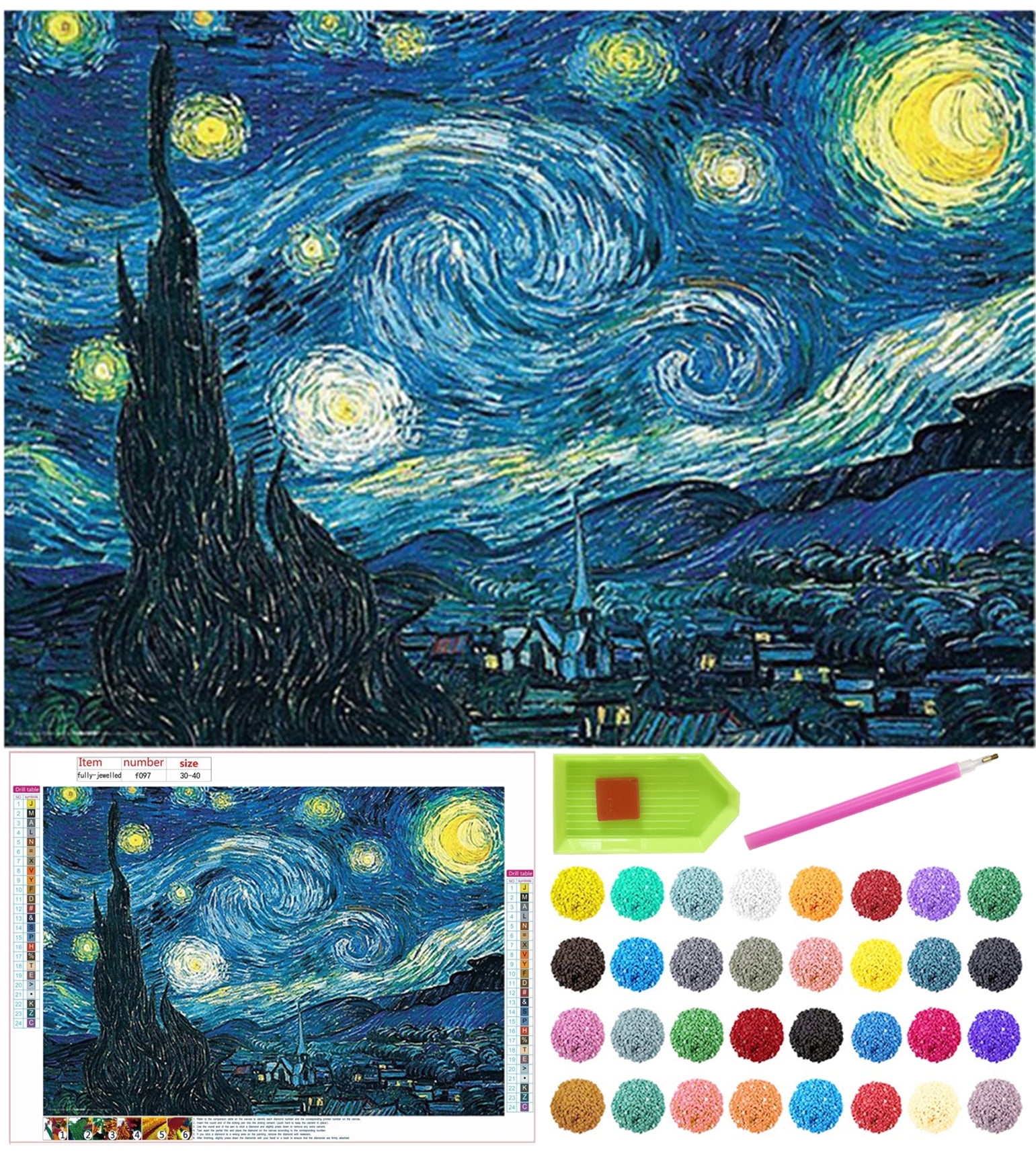 Diamond painting best sale vincent van gogh