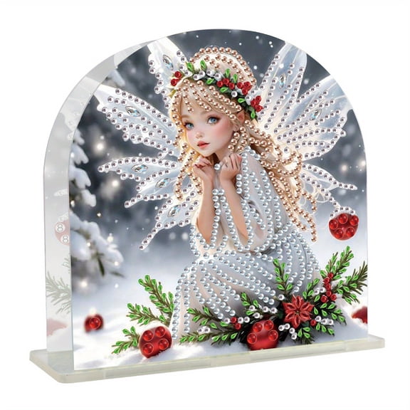 DIY Diamond Painting Napkin Holder Kit Personalized Christmas elves-themed desktop tissue storage decoration Creative tabletop ornament Dual-purpose gift and home decor