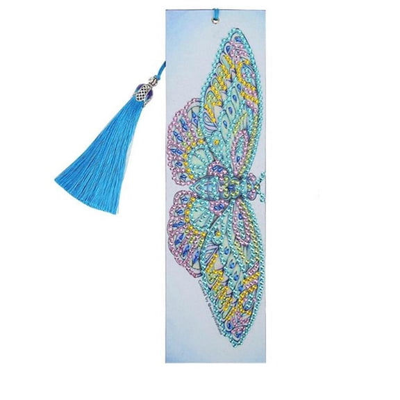 DIY Diamond Painting Stickers Kits For Bookmark Making with Diamond Painting Stickers Resin Rhinestones Diamond Sticky Pen Tassel