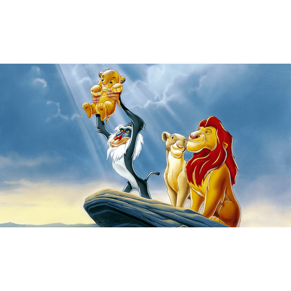 DIY Diamond Painting The Lion King 12x16Inch, Full Round Drill Kits Cross Stitch Mosaic Art for Adults Relax & Home Wall Decor Festival Gift