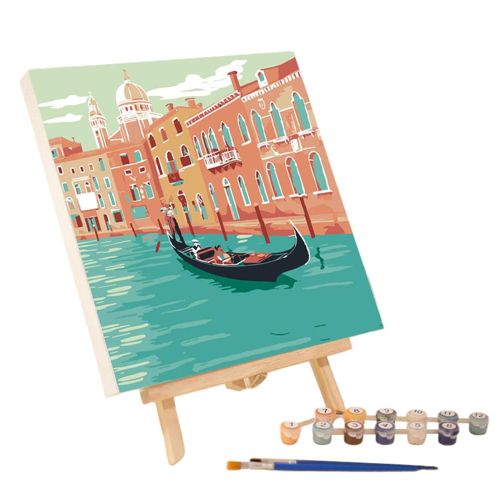 DIY Digital Oil Paint Canvas Painting By Numbers With Gift Children's