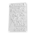 thumbnail image 1 of DIY Digital Symbol Cake Mold Silicone Baking Cake Mold Hebrew Letters Silicone, 1 of 9