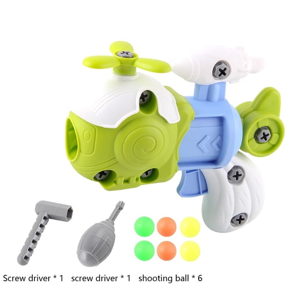 DIY Dinosaur Puzzle Toy, Build Your Own Dinosaur, Screw-Together Assembly Kit, STEM Learning Toy, Fun Ejection Feature For Kids