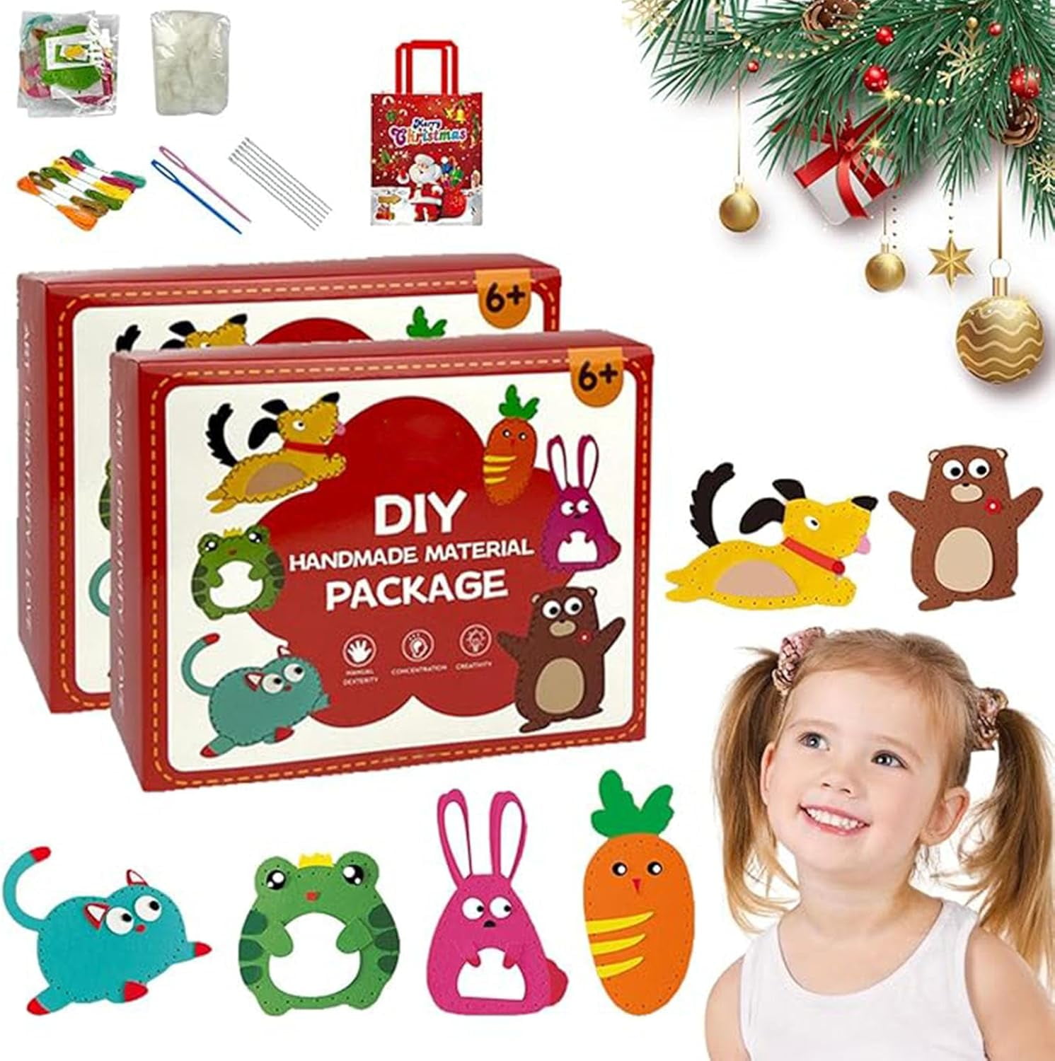 DIY Doll Sewing Toys, 2025 New Children's DIY Handcraft Sewing Fun Kits