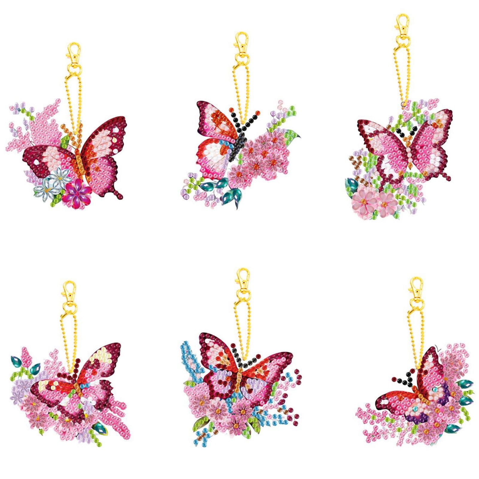 DIY Dot Diamond Keychain Diamond Painting Creative Design Diamond ...