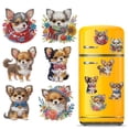 thumbnail image 1 of DIY Dot Diamond Refrigerator Magnet Diamond Art Painting Creative Design Home Decoration Magnetic Refrigerator Magnet-Dog, 1 of 8