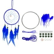 Uxcell DIY Dream Catcher Kit Making Dream Catcher Supplies Wall Hanging Dream Catcher Kits Style 3 Blue