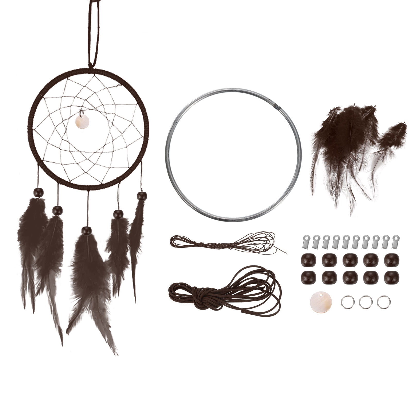 DIY Dream Catcher Kit Making Dream Catcher Supplies Wall Hanging Dream Catcher Kits Style 3 Black