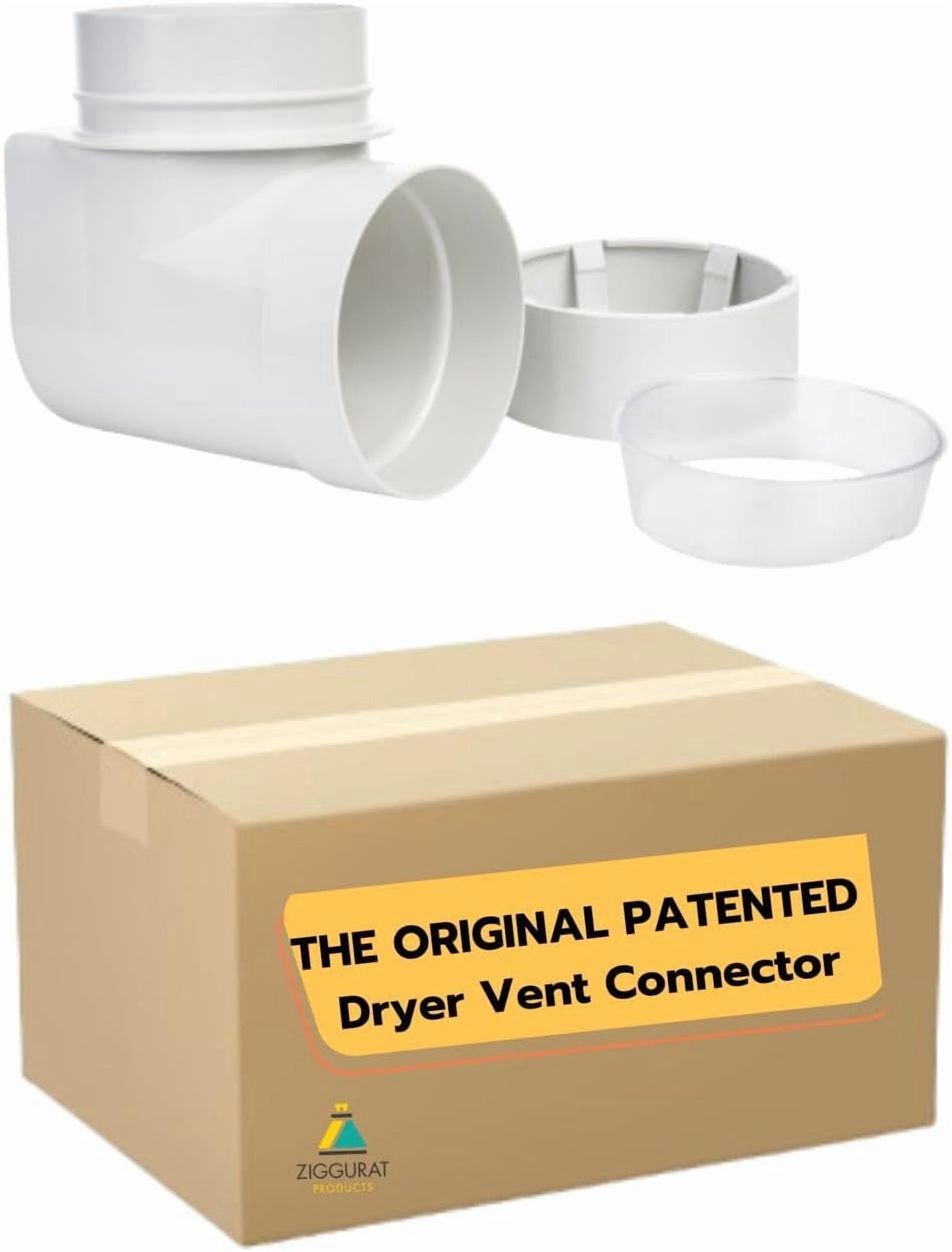 DIY Dryer Vent Connector Kit - Space Saving, Toolless Design with Airtight Seal - STV-90 by
